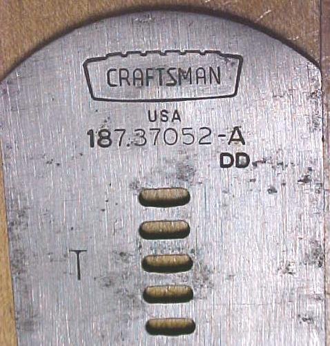 Craftsman Adjustable Throat Block Plane
