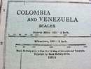 Antique Map Brazil Guiana Colombia Venezuela 1915 Great Colors