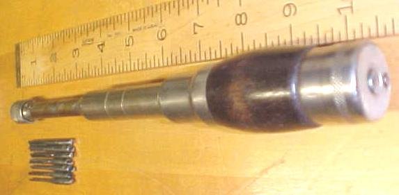 Millers Falls No. 79 Yankee Push Drill w/7 bits Rare!