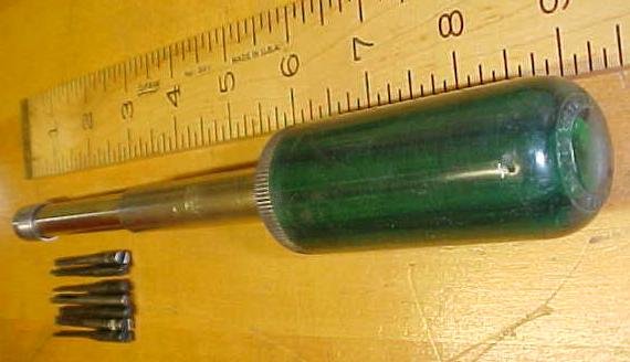 Greenlee Yankee Push Drill Automatic w/ 7 Bits No. 483
