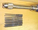 Craftsman Yankee Spiral Push Drill w/8 Bits Unique!