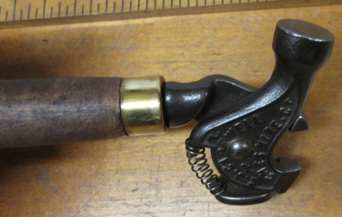 Capewell Tack puller Hammer Patented 1873