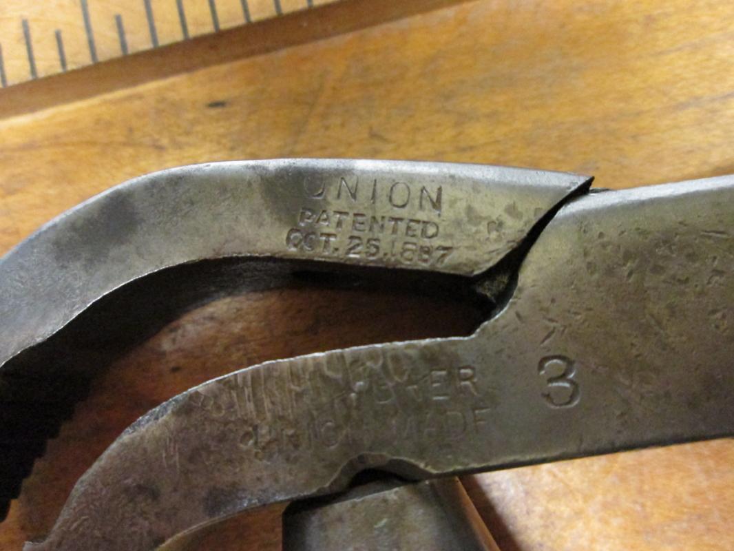 Union Lasting Pliers/Hammer/Puller Patented 1887