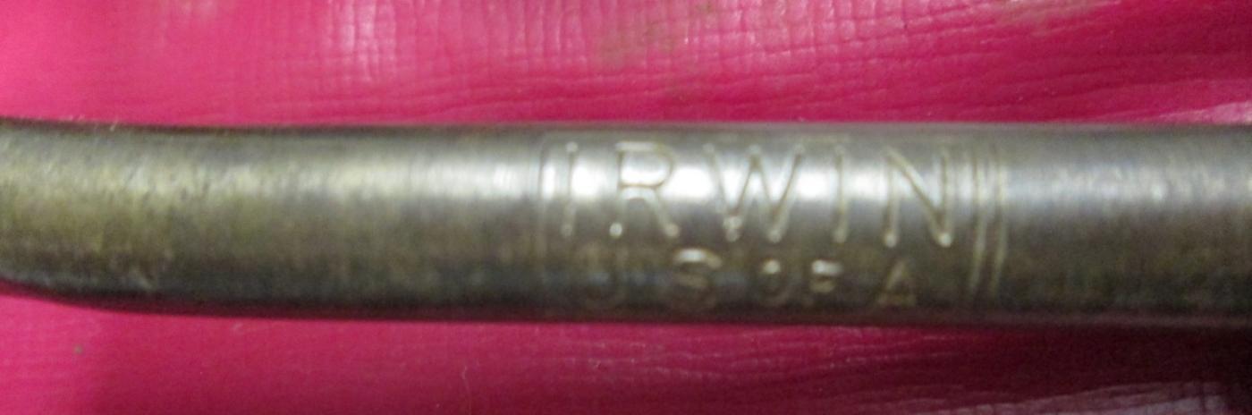 Irwin Brace Auger Bit Set in Original Roll