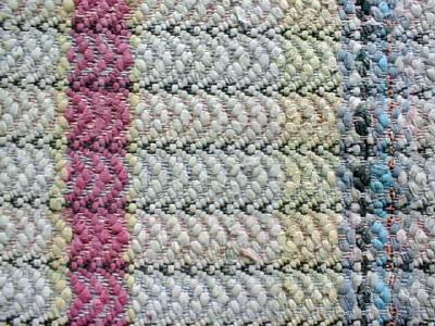 Rag Rug Pastel Country Primitive