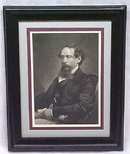 Charles Dickens Engraving 1860 Framed