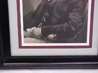 Charles Dickens Engraving 1860 Framed