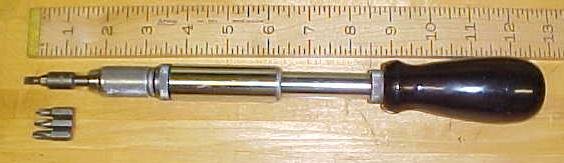 Greenlee Spiral Ratchet Screwdriver No. 448 w/Hex Adapter