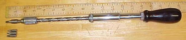 Greenlee Spiral Ratchet Screwdriver No. 448 w/Hex Adapter