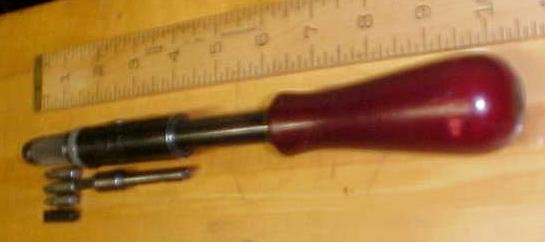 North Brothers Yankee No. 30A Screwdriver w/Hex Adapter
