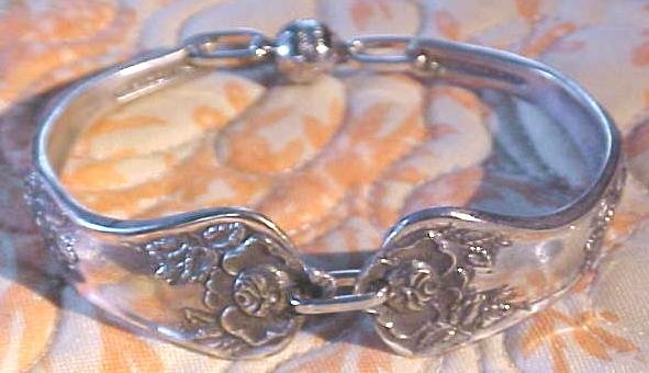 Spoon Bracelet Silverplate Rose International Silver Flatware