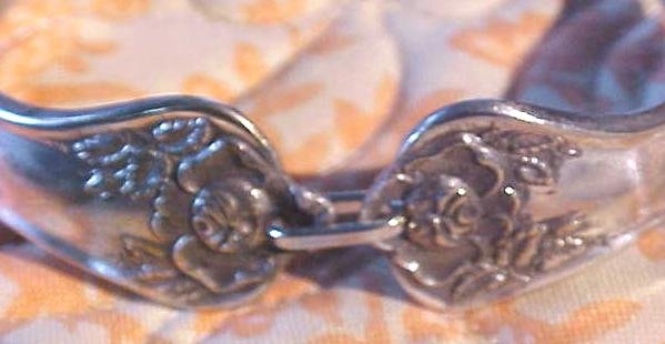 Spoon Bracelet Silverplate Rose International Silver Flatware