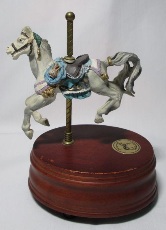 Music Box Carousel Horse