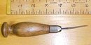 Antique Sewing Scratch Awl Handle Peg Shaped