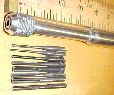 Millers Falls Push Drill No. 185A w/8 Drills Yankee Style