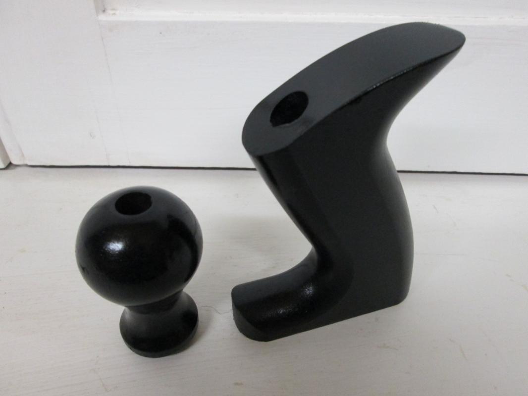 Stanley Plane Knob & Tote Handle No. 3, 4 Replacement Black Painted