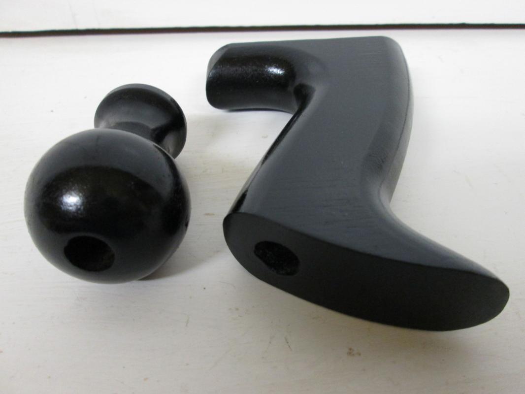 Stanley Plane Knob & Tote Handle No. 3, 4 Replacement Black Painted