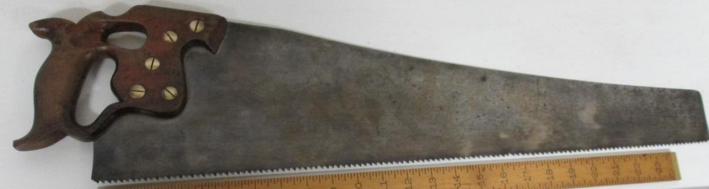 Disston D-8 Hand-Saw Thumb Hole Handle 5-1/2