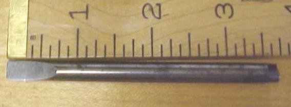 Goodell Bros. Spiral Screwdriver Tip Only