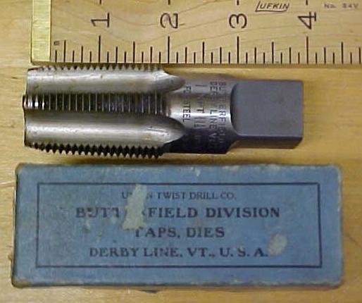 Union Twist Pipe Tap 1 inch for Steel Butterfield