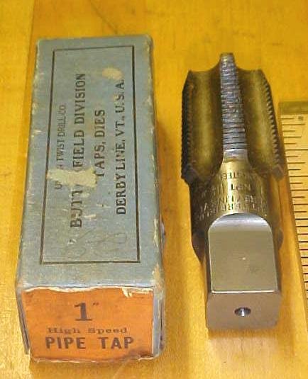 Union Twist Pipe Tap 1 inch for Steel Butterfield
