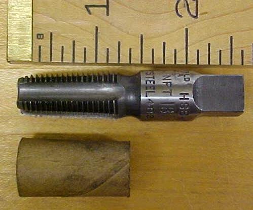 Union Twist Pipe Tap 1/4 inch NPT for Steel Butterfield