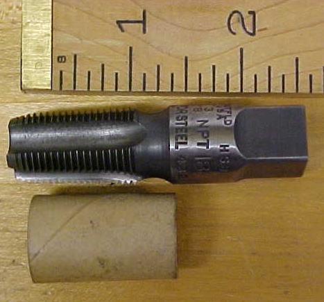 Union Twist Pipe Tap 3/8 inch NPT for Steel Butterfield