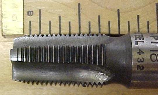 Union Twist Pipe Tap 3/8 inch NPT for Steel Butterfield