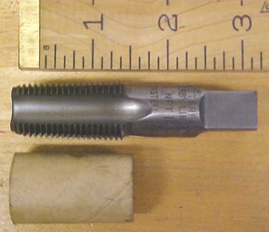 Union Twist Pipe Tap 1/2 inch NPT for Steel Butterfield