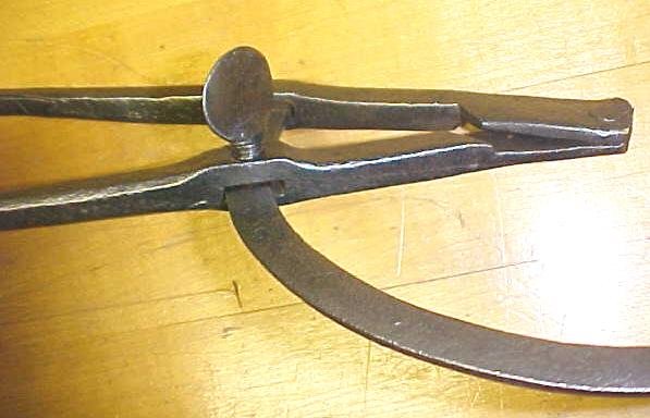 Antique Wing Divider Hand Forged Unique! 11 inch