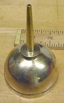 Draper & Co. Brass Oil Can Antique Rare!