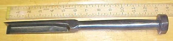 Antique Cast Steel Corner Chisel 3/4 inch Rare!