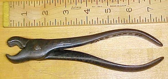 Hog Nose Ring Pliers Hog Ringer Patent 1874