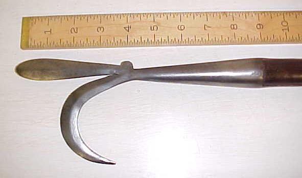 Antique Gaff Type Tool or Halberd Hand Forged