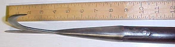 Antique Gaff Type Tool or Halberd Hand Forged