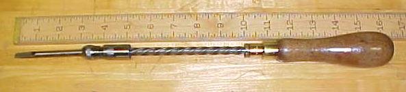 Goodell Bros. Spiral Screwdriver Ca. 1890's
