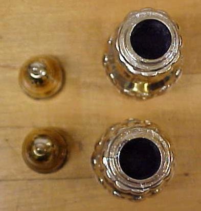 Salt & Pepper Shakers Screw Cap Tops