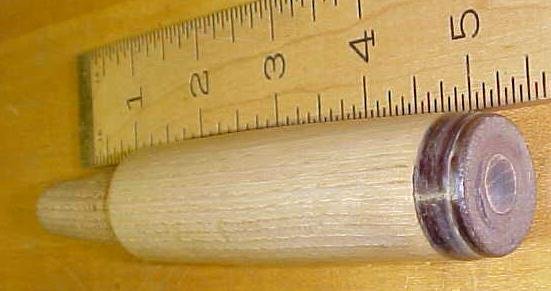 Socket Chisel Handle Leather Cap Ash Medium