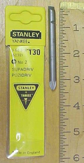 Stanley Yankee Phillips Screwdriver Bits to for No. 30, 30A, 130A