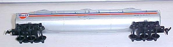 Train Car HO Scale Gulf Tanker Car Tyco