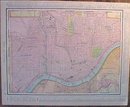 Map Ohio & Cincinnati 1907 Rand McNally
