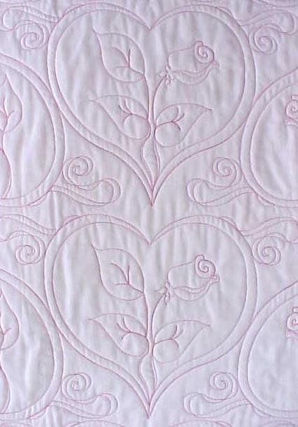 Quilt Sweetheart Red Rose 50 x 55