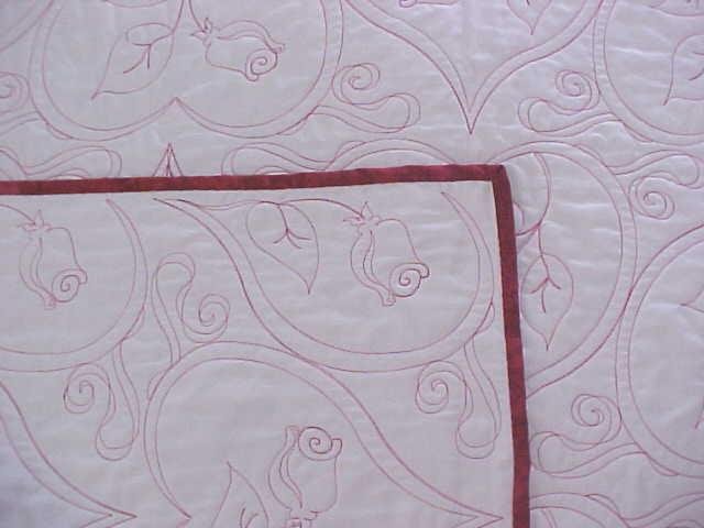 Quilt Sweetheart Red Rose 50 x 55