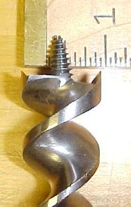 James Swan Auger Bit 15/16 inch Dowel New Old Stock