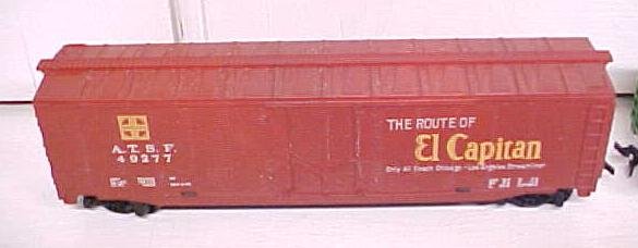 Train Cars HO Scale El Capitan Burlington (2) Box Cars