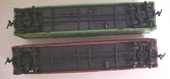 Train Cars HO Scale El Capitan Burlington (2) Box Cars