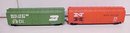 Train Cars HO Scale New Haven Burlington (2) Box Cars