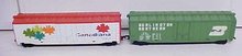 Train Cars HO Scale Canadiana Burlington (2) Box Cars