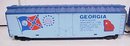 Tyco Commemorative State Box Cars Georgia Rhode Island