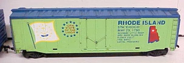 Tyco Commemorative State Box Cars Georgia Rhode Island